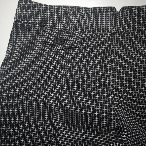 NWT Cleo Petites Ladies Size 10P Black & White Checkered Hannah Wide Leg Pants - Picture 8 of 13